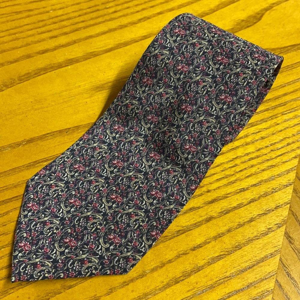 Valentino Cravatte Floral Silk Tie